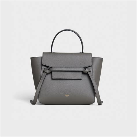 celine belt bag nano grey